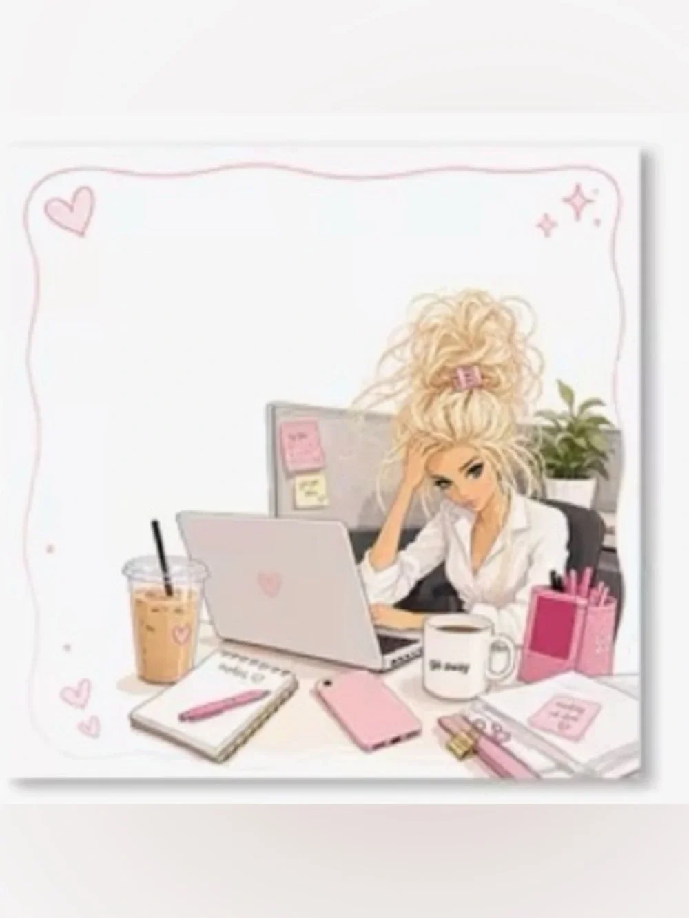 Girl Boss Sticky Notes -50 Sheets